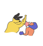 kangaroo and family（個別スタンプ：24）