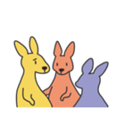 kangaroo and family（個別スタンプ：25）