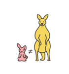 kangaroo and family（個別スタンプ：37）