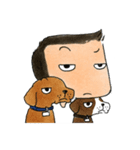 a dog person (boy version)（個別スタンプ：10）