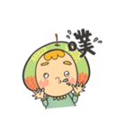 Miss Green Apple's Daily Life（個別スタンプ：3）