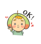 Miss Green Apple's Daily Life（個別スタンプ：4）