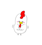 元気で可愛いニワトリ（個別スタンプ：3）