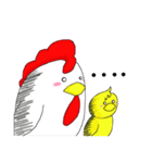 元気で可愛いニワトリ（個別スタンプ：12）