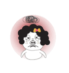 Old Lady Little Pigs Daily（個別スタンプ：34）