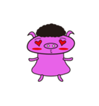 brave little pig（個別スタンプ：6）