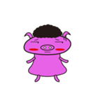 brave little pig（個別スタンプ：21）