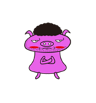 brave little pig（個別スタンプ：23）