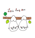 のんびりあざらしムーン（個別スタンプ：40）