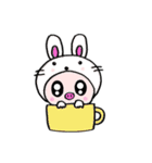 キュートなこぶたちゃん（個別スタンプ：40）