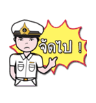 The Navy Man（個別スタンプ：6）