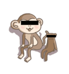 Little monkeyland（個別スタンプ：14）