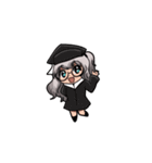 Fab Graduate Pretty Girl（個別スタンプ：24）