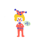 One of the golden hair clowns（個別スタンプ：14）