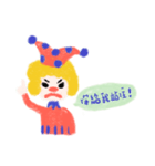 One of the golden hair clowns（個別スタンプ：15）