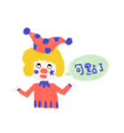 One of the golden hair clowns（個別スタンプ：19）