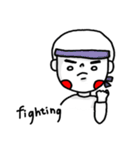 Naive white eyes（個別スタンプ：20）