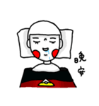 Naive white eyes（個別スタンプ：27）