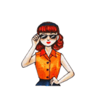 Wendy The Vintage Girl（個別スタンプ：6）