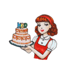 Wendy The Vintage Girl（個別スタンプ：11）