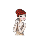 Wendy The Vintage Girl（個別スタンプ：13）