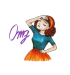 Wendy The Vintage Girl（個別スタンプ：21）
