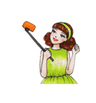 Wendy The Vintage Girl（個別スタンプ：27）