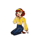 Wendy The Vintage Girl（個別スタンプ：30）