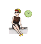 Wendy The Vintage Girl（個別スタンプ：33）
