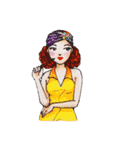 Wendy The Vintage Girl（個別スタンプ：39）