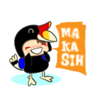 Borneo Hornbill（個別スタンプ：4）