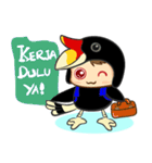 Borneo Hornbill（個別スタンプ：6）