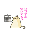 チャックつきねこさんスタンプ（個別スタンプ：6）