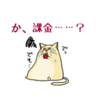 チャックつきねこさんスタンプ（個別スタンプ：17）