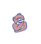 くまいたぬき（個別スタンプ：8）