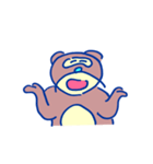 くまいたぬき（個別スタンプ：32）