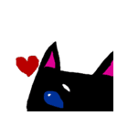 黒猫のアネゴ（個別スタンプ：3）