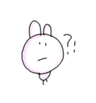 目が点。うさぎ（個別スタンプ：7）