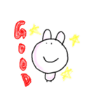 目が点。うさぎ（個別スタンプ：13）