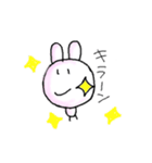 目が点。うさぎ（個別スタンプ：16）