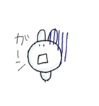 目が点。うさぎ（個別スタンプ：26）
