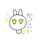 目が点。うさぎ（個別スタンプ：28）