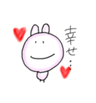 目が点。うさぎ（個別スタンプ：37）
