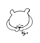やる気のないくま（個別スタンプ：13）