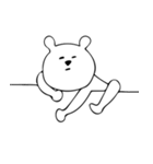 やる気のないくま（個別スタンプ：40）