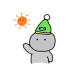 無表情のねこ（個別スタンプ：1）
