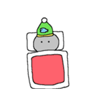 無表情のねこ（個別スタンプ：3）