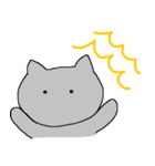 無表情のねこ（個別スタンプ：7）