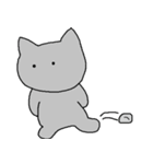 無表情のねこ（個別スタンプ：8）