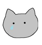 無表情のねこ（個別スタンプ：11）
